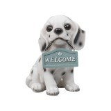 Decoratiune gradina din rasina, model catel, 16 cm inaltime