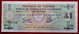 Argentina 1 Austral 1991 Provincia Tucuman UNC necirculata **