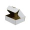 Set 100 Cutii cu Autoformare, 105x105x70 mm, Carton Alb/Natur