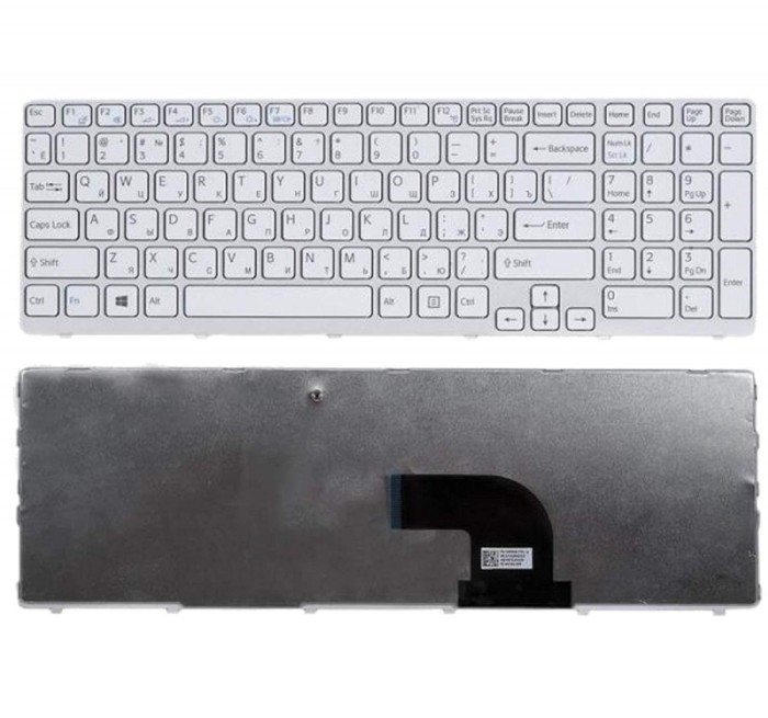 Tastatura Laptop, Sony, Vaio SVE15, SVE1512D4E, SVE151C11M, SVE1512C1R, alba, sh