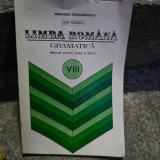 Limba romana gramatica, manual pentru clasa a VIII-a - Ion Popescu