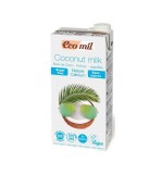 Bautura Vegetala Cocos Bio Ecomil 1L, Fara Gluten, Vegan, Fara Zahar, Natur