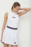 Fila body Limeira femei, culoarea alb, cu turtleneck, FAW0754