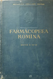 FARMACOPEEA ROMANA Editia a VII a ( 1956)
