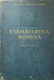 FARMACOPEEA ROMANA Ed. a VII-a 1956