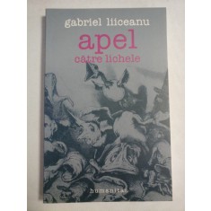 APEL CATRE LICHELE - GABRIEL LIICEANU