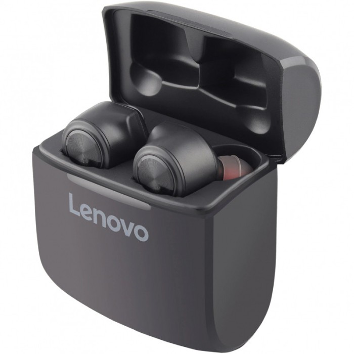 Handsfree Casti Bluetooth Lenovo HT20, Earbuds HD, Negru