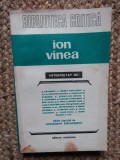 ION VINEA INTERPRETAT DE ...