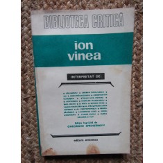 ION VINEA INTERPRETAT DE ...