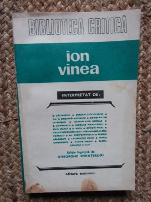 ION VINEA INTERPRETAT DE ... foto