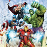 Servetele petrecere avengers 33x33 cm - marimea 158 cm