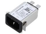 Conector AC soclu tată 15A 250VAC IEC 60320