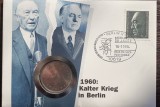 GERMANIA DEMOCRATA - DDR - FDC SI MONEDA 20 MARK 1972, WILHELM PIECK, STARE UNC