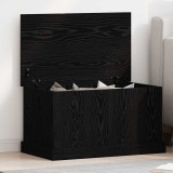 VidaXL Ladă de depozitare, stejar negru, 70x40x38 cm, lemn prelucrat