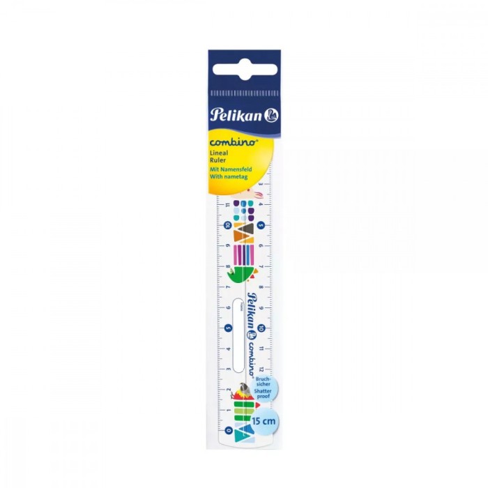 Rigla plastic 15 Cm, Combino