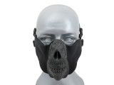Masca Half Face Skull CS Negru