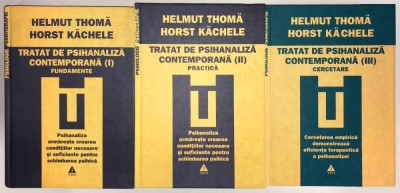 Tratat de Psihanaliza Contemporana, Helmut Thoma, Horst Kachele, Psihologie. foto
