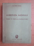 Iancu Gontea - Alimentatia rationala a femeii in perioada maternitatii