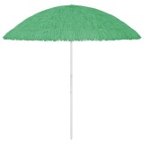 Umbrela de soare de plaja Hawaii, verde, 300 cm