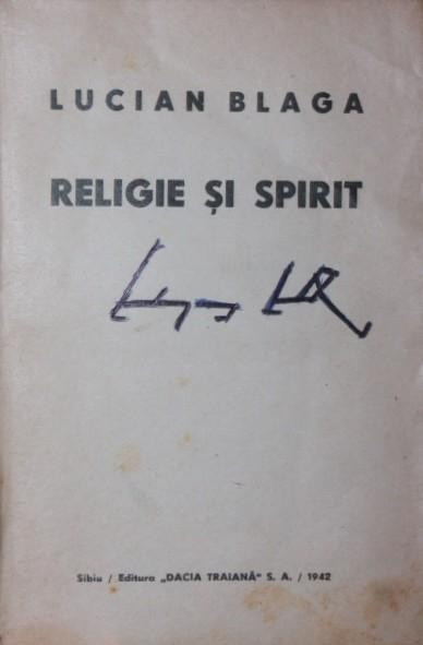 RELIGIE SI SPIRIT