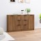 vidaXL Servante, 2 buc., stejar maro, 60x30x70 cm, lemn prelucrat 3115795