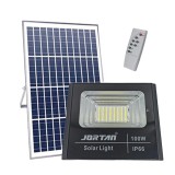 Cumpara ieftin Proiector solar portabil 100W cu LED-uri alb rece, Jortan JT-BJ100W-TZ