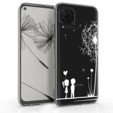 Husa pentru Huawei P40 Lite, Silicon, Alb, 52161.07, Carcasa, Kwmobile
