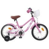 vidaXL Bicicletă pentru Copii 12 Inci pentru 2-4 ani Roz deschis 42009572