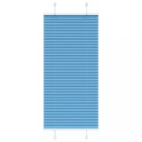vidaXL Jaluzea plisată Albastru 65x150 cm Lățime țesătură 64,4 cm