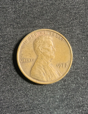 Moneda One Cent 1977 USA foto