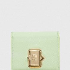 Chiara Ferragni portofel femei, culoarea verde