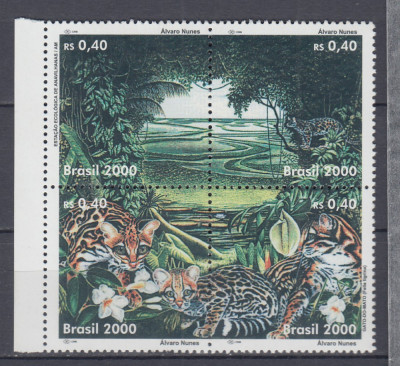 BRAZILIA 2000 FLORA SI FAUNA SERIE MNH foto