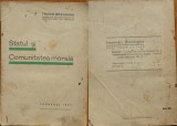 Cumpara ieftin Trasian Braileanu , Statul si Comuniattea morala , Cernauti , 1937 , editia 1