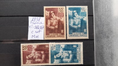 1938-Franta-YT386-387-2 set-MH foto