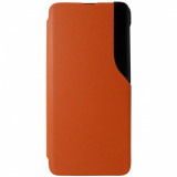 Husa tip carte cu stand eFold portocalie pentru Samsung Galaxy A13 5G, A04s