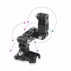Suport Casca Moto GoPro Hero 10/9/8/7/6/5 Surewo Negru + Accesorii Montaj Universal Actiune Ski, Skate, Caiac