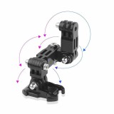 Cumpara ieftin Sistem prindere camera GoPro Hero 10 la casca motocicleta, marca Surewo, culoarea negru
