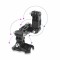 Sistem prindere camera GoPro Hero 10 la casca motocicleta, marca Surewo, culoarea negru