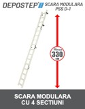Cumpara ieftin Scara modulara DEPOSTEP PSS D-1 din 4 sectiuni