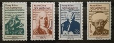 BC227, Turcia-Kibris 1985, serie europa cept-personalitati foto
