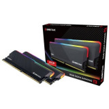 Memorie DIMM DDR4 Gaming X 16GB 3200Mhz (2x 8GB) iluminare RGB cu radiator negru, Biostar