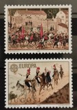 BC128, Iugoslavia 1981, serie picturi, uniforme militare, batalii, europa cept