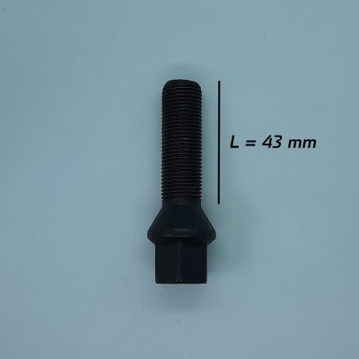 Prezon janta aliaj negru M14x1.25 43 mm pentru BMW si Mini foto