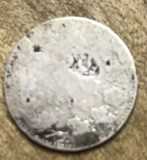 MNDRO01 Romania moneda 50 bani 1894 Argint