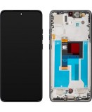 Cumpara ieftin Ecran LCD Display Service Pack Motorola Edge 50 Neo Gri cu Rama
