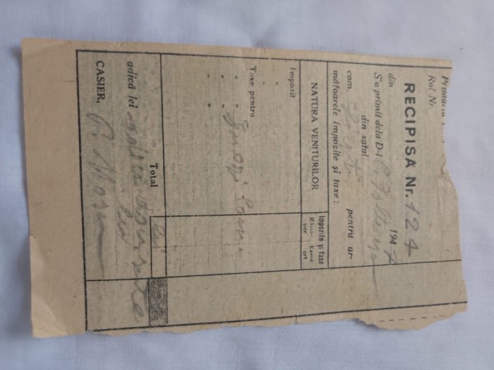 Document recipisa