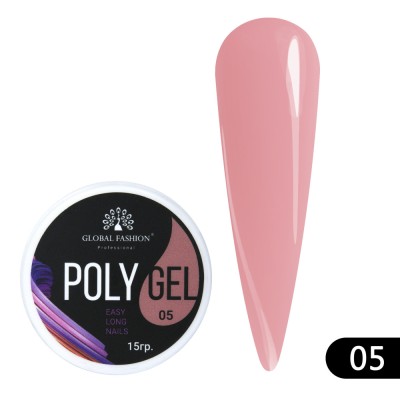 Polygel Global Fashion, 15ml, #5 foto