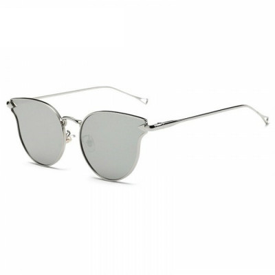 Ochelari Soare Dama - CAT EYE DESIGN - Rama Metal , Protectie UV 100% -Model 2 foto