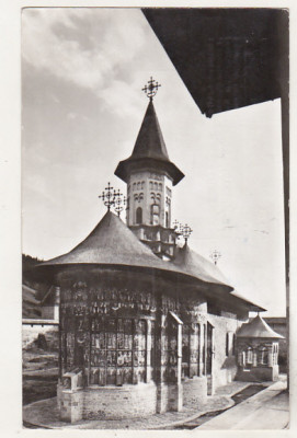 bnk cp Biserica manastirii Sucevita - Vedere - circulata foto