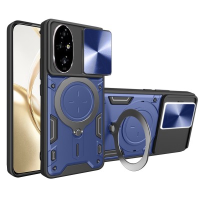Husa Honor 200 Techsuit CamGuard Pro, albastru foto